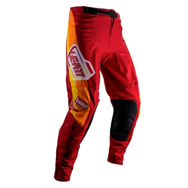 Pantalon de Motocross 4.5 Leatt rouge et jaune