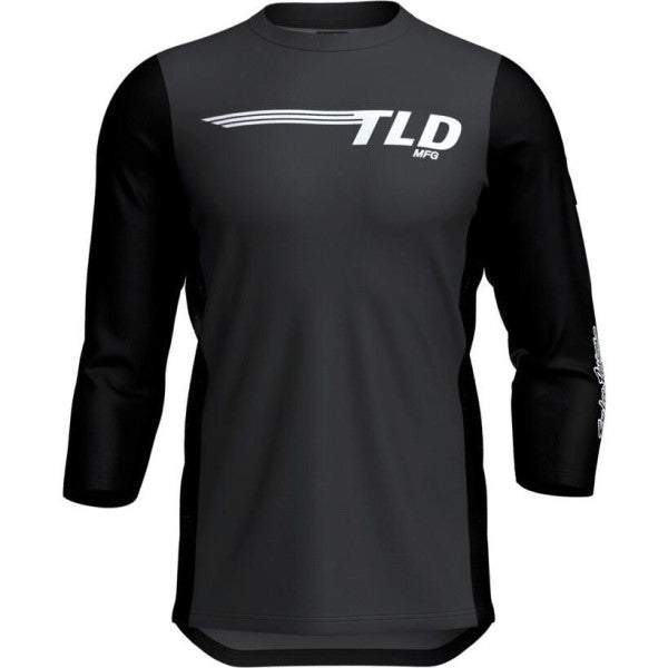 Chandail de vélo Ruckus 3/4 Ride Wings/Troy lee/ noir /carbone de face
