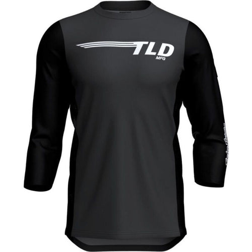 Chandail de vélo Ruckus 3/4 Ride Wings/Troy lee/ noir /carbone de face