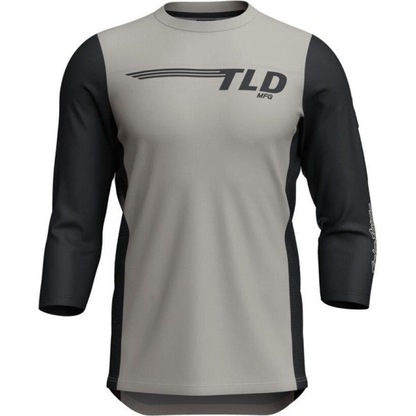 Chandail de vélo Ruckus 3/4 Ride Wings/Troy lee/Gris noir de face