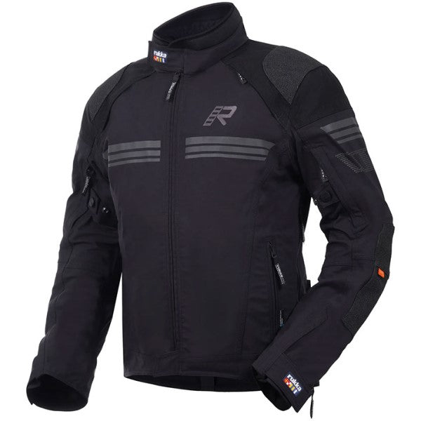 Manteau de Moto Armatou-R Noir côté avant