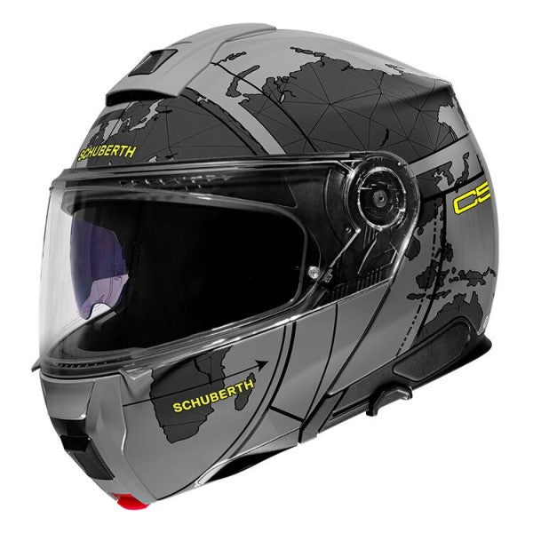 Casque de Moto Modulaire C5 Globe Schuberth Gris, vue 3/4