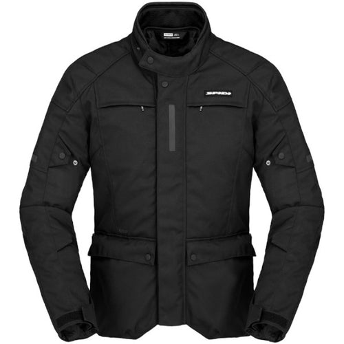 Manteau de Moto Spidi Traveler 3 Édition Dark H2Out Noir de face