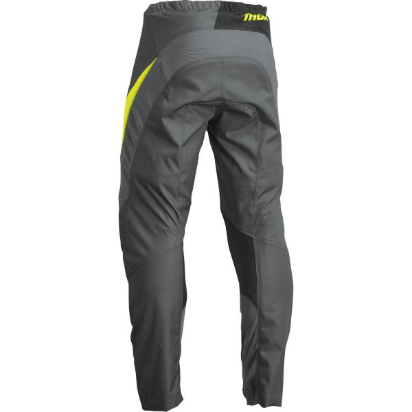 Pantalon de Motocross  Sector Edge Junior gris vert, arrière