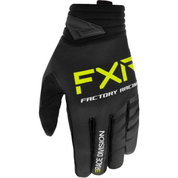 Gants de Motocross Prime Haute-Visibilité/Noir