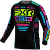 Chandail de Motocross Podium Junior Noir/Multicolore