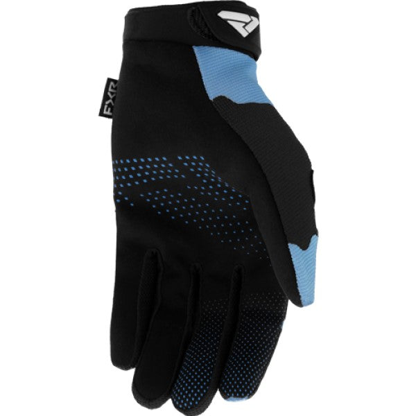 Gants de Motocross Reflex Bleu/Noir Paume