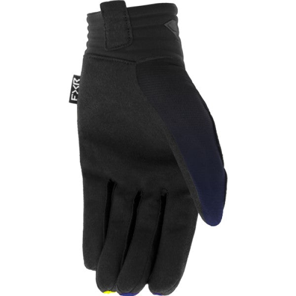 Gants de Motocross Prime Noir/Bleu