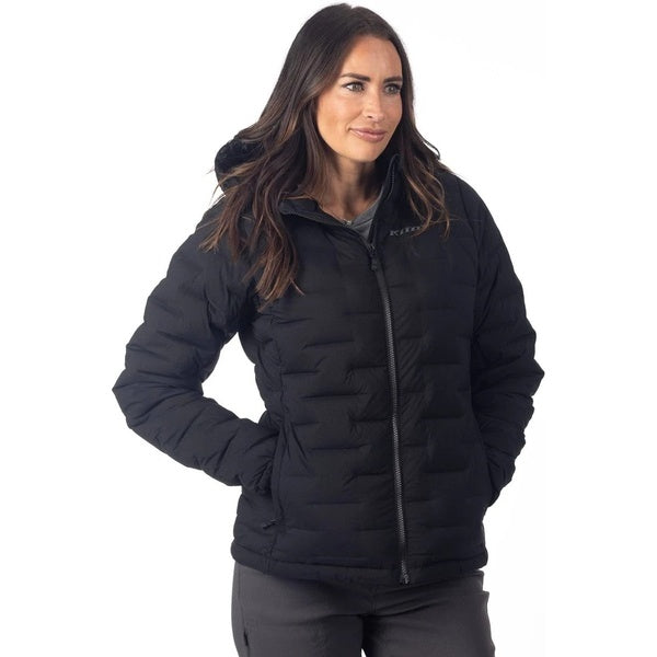 Manteau Luna Stretch Down Femme/Klim/noir, de face
