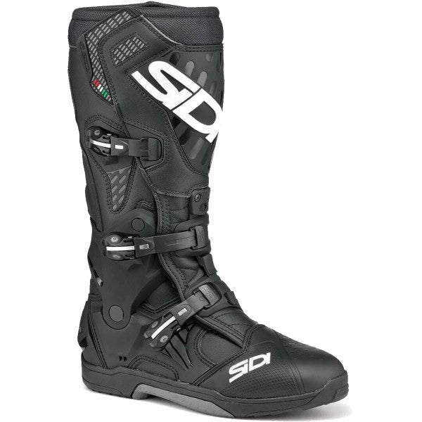 Bottes de Motocross Crossair noir incliné de face
