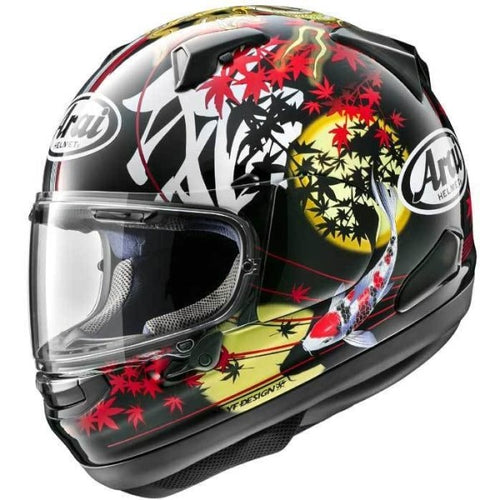 Casque Intégral de Moto Signet-X Graphique Multicolore incliné de droite