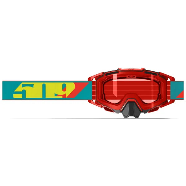Lunettes de Motoneige Sinister X7 Rouge/Jaune