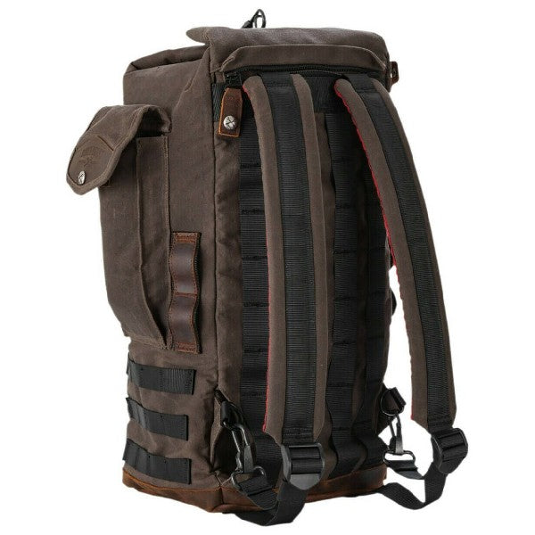 Sac a Dos pour Dossier Passager Burley Brand Brun, de dos