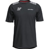 Chandail de vélo Skyline Pro Air Ridgeline Manches Courtes/Troy Lee/Noir Carbonne de face