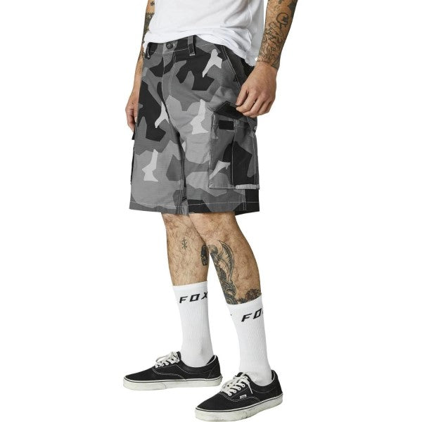Short Slambozo Camo 2.0 Noir/Camo incliné de droite