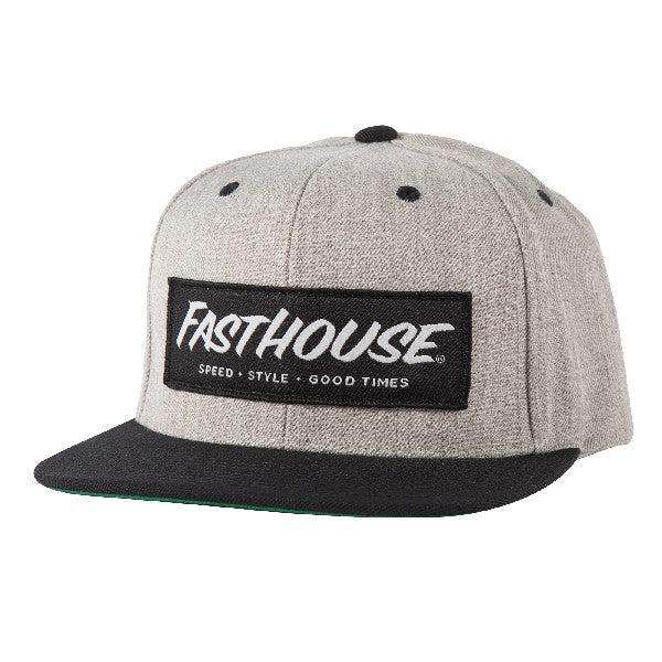 Casquette Speed Style Good Times/Fasthouse / gris noir de face