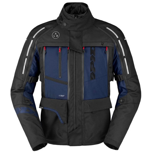 Manteau de Moto 4 Season V3 Noir/Bleu
