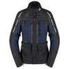 Manteau de Moto 4 Season 3 Femme   Noir/Bleu, de face
