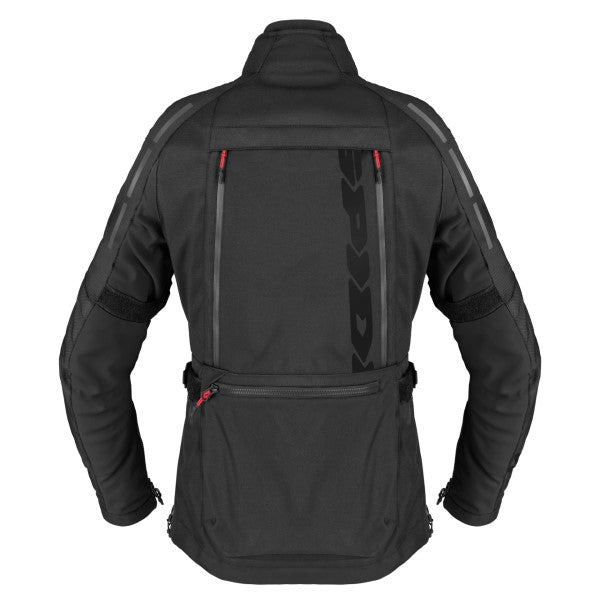 Manteau de Moto 4 Season 3 Femme  Noir, Dos