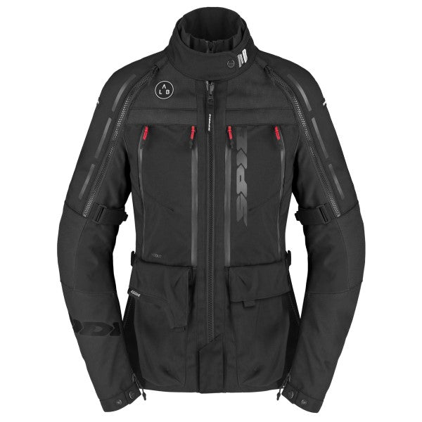 Manteau de Moto 4 Season 3 Femme  Noir, de face