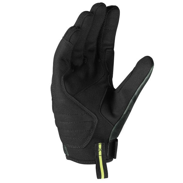 Gants de Moto Flash KP Noir/Vert, Paume