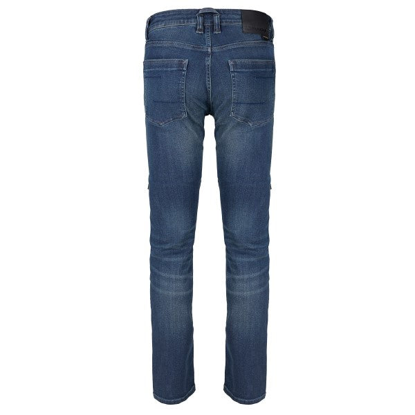 Jean de Moto J-FIT Superslim Bleu, de dos