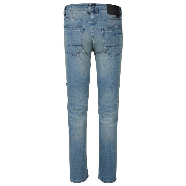 Jean de Moto J-FIT Superslim Bleu Clair, de dos