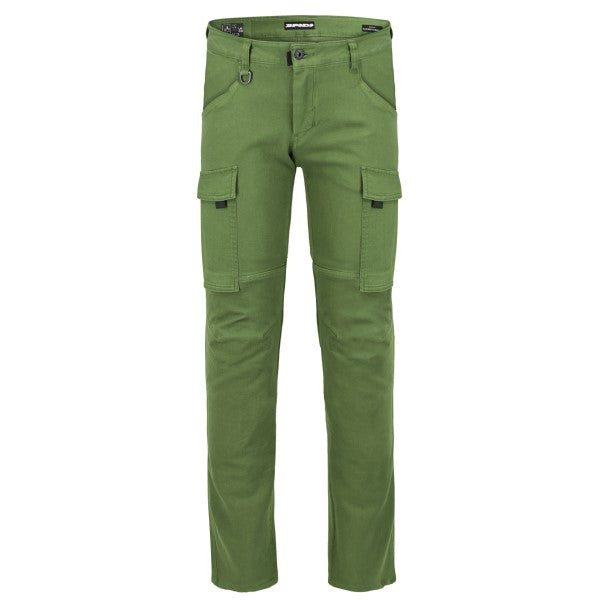 Jean de Moto Pathfinder 2 Cargo Vert, de face