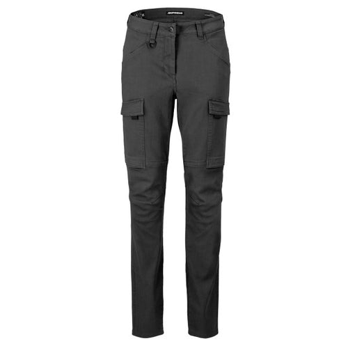 Jean de Moto Pathfinder 2 Cargo Femme Anthracite, de face