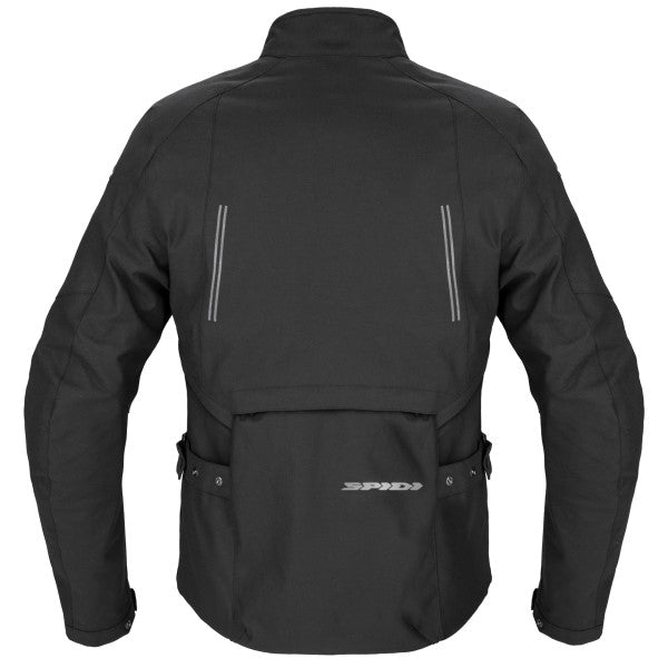 Manteau de Moto Stretch H2Out Noir, Dos
