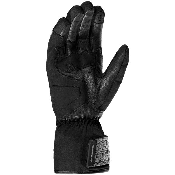 Gants de Moto Alu-Pro Evo Noir de l'intérieur