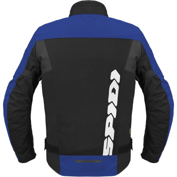 Manteau de Moto Corsa H2Out Bleu/Noir de dos