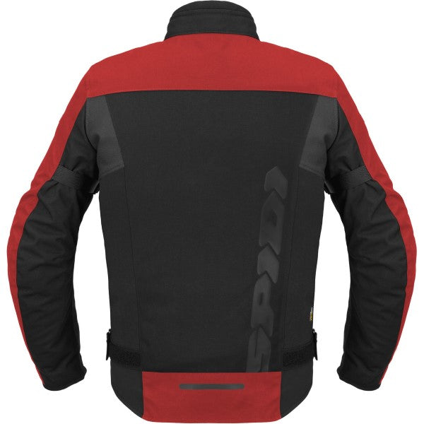 Manteau de Moto Corsa H2Out Rouge/Noir de dos