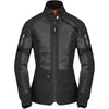 Manteau de Moto Net H2Out Femme Noir de face