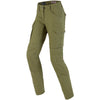 Pantalon de Moto Pathfinder Cargo Femme Vert de face