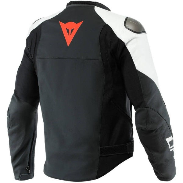 Manteau de Moto Dainese Sportiva Noir Blanc Dos