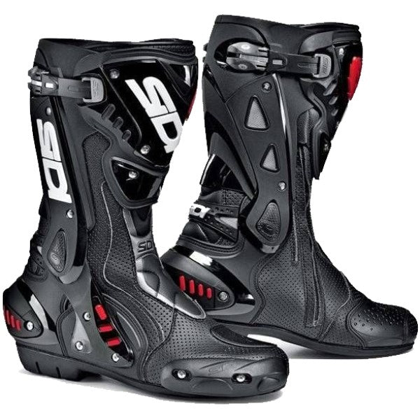 Bottes de Moto ST Air Noir en paire à gauche
