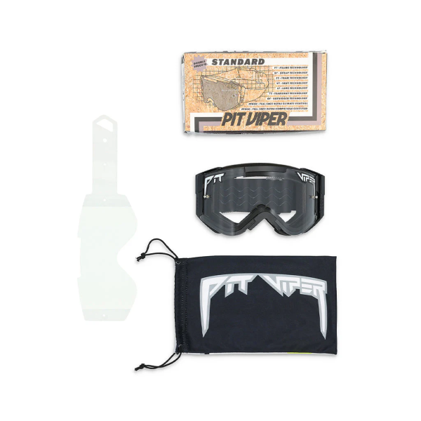 Lunettes de Motocross Pit Viper The Brapstrap Noir Kit