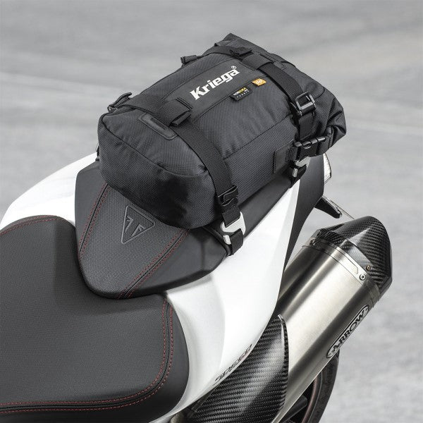 Sac Imperméable de Moto US-5 Noir attaché au siège