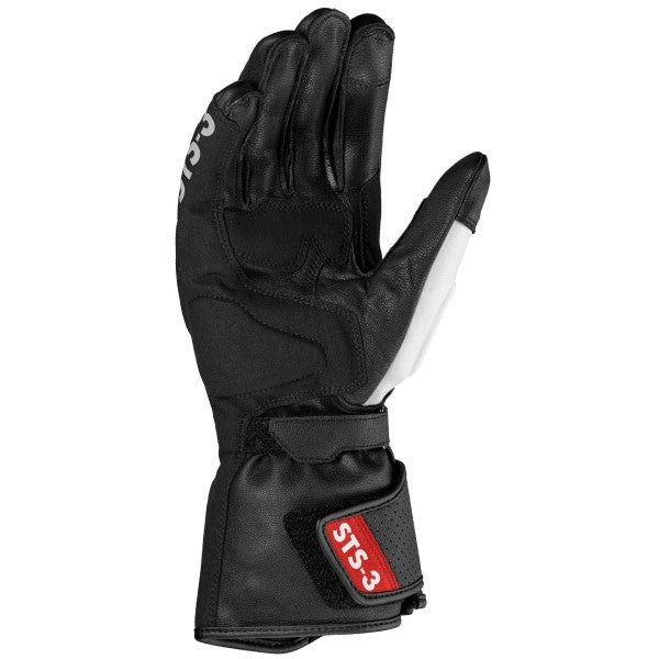 Gants de Moto STS-3 Noir/Rouge, Paume