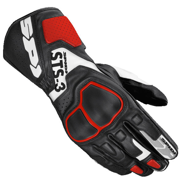 Gants de Moto STS-3 Noir/Rouge