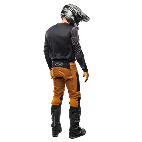 Pantalon de Motocross Sanguaro Cargo Brun, arrière