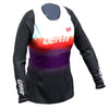 Chandail de Motocross 4.5 Lite Femme Leatt rouge et multicolore