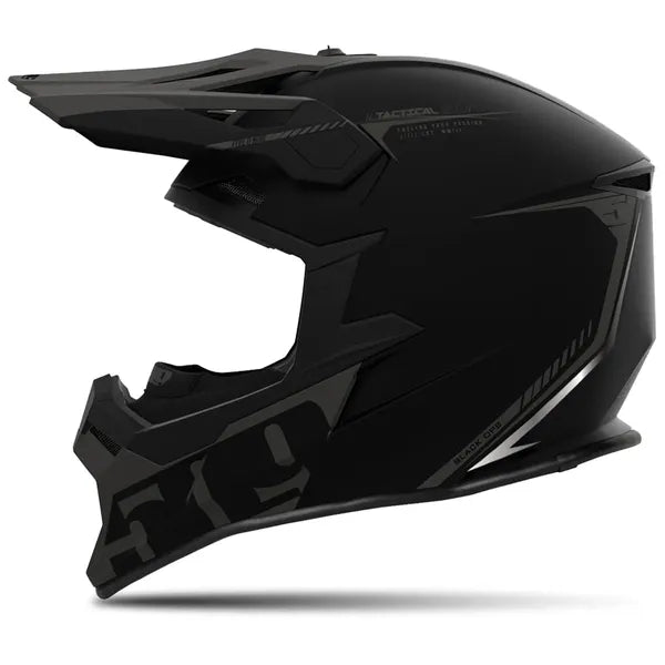 Casque Intégral de Motoneige Tactical 3.1 MTN Noir, côté gauche