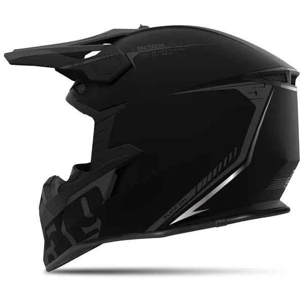 Casque Intégral de Motoneige Tactical 3.1 MTN Noir, de dos