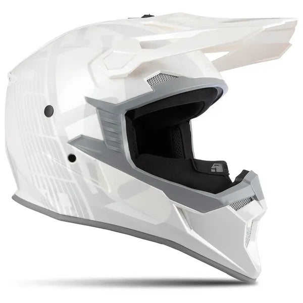 Casque Intégral de Motoneige Tactical 3.1 MTN Blanc, côté droit