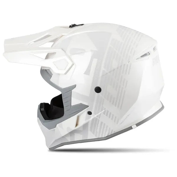 Casque Intégral de Motoneige Tactical 3.1 MTN Blanc, de dos