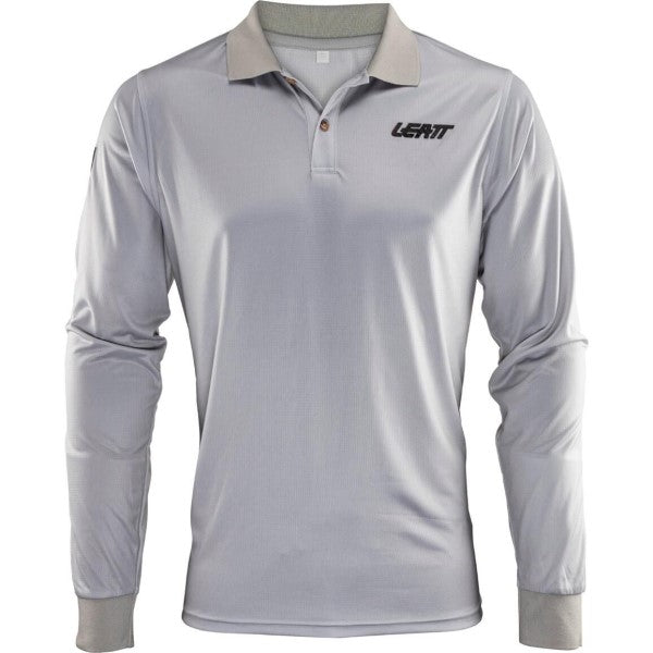 Chandail Polo Team Leatt Gris Clair