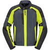 Manteau de Moto Tek Net Jaune côté face