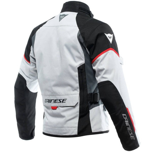 Manteau de Moto Dainese Tempest 3 D-Dry Noir/Gris/Rouge Dos